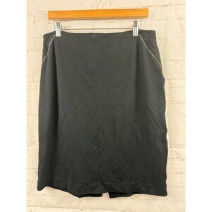 Talbots Skirt Womens Size 10 Black Stretchy Bodycon (READ)